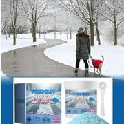 Safe Pet Ice Melt Snow Salt 100g – Non-Toxic and Pet-Safe Ice Melt for Concrete, Fast Action for Snow and Ice Removal, Ideal for Pet Areas